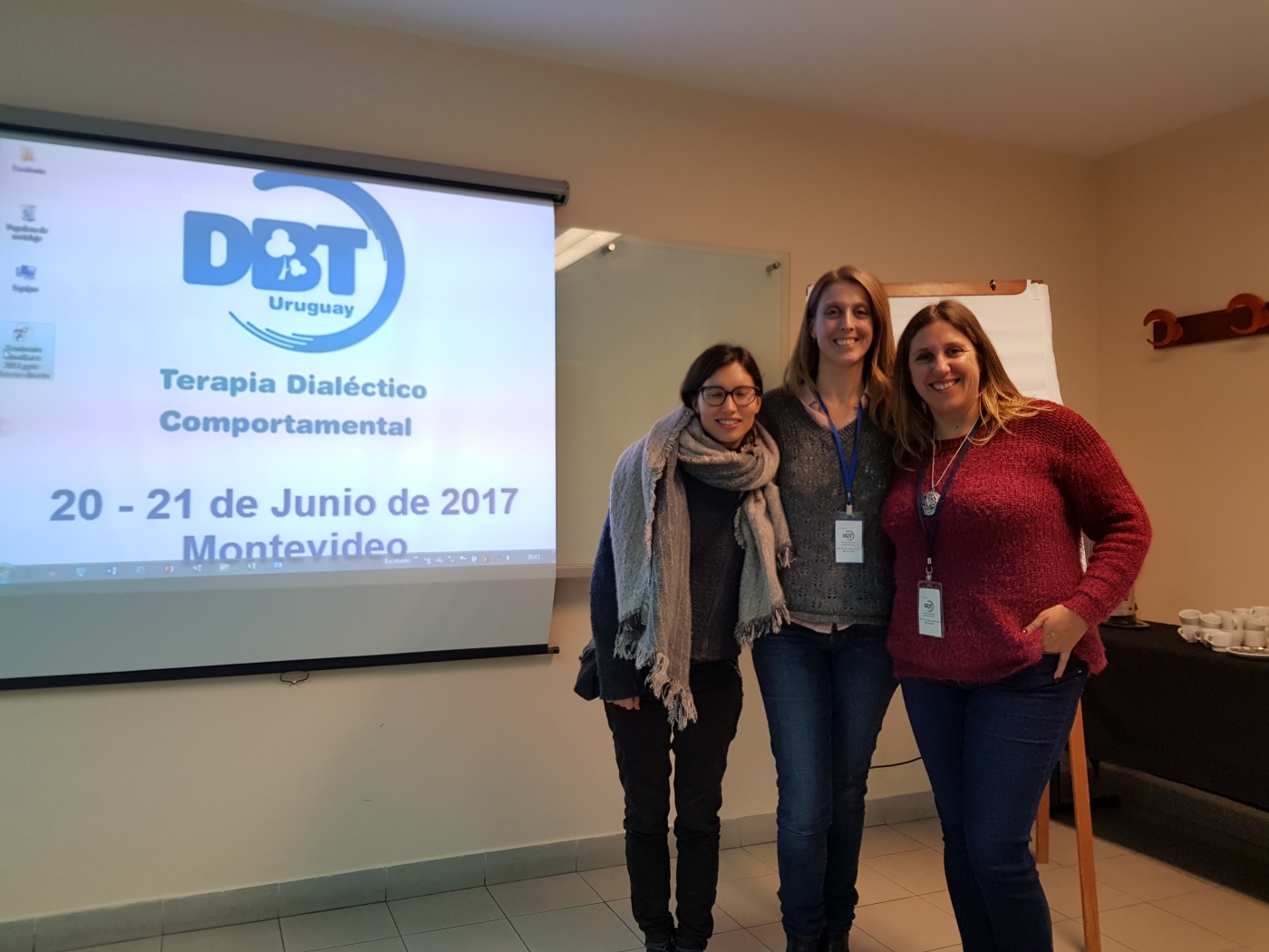 Con la Lic. Olga Sanchez de Ribera